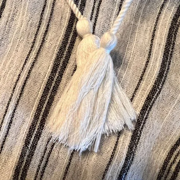 Billabong Grey Stripe Tunic/Coverup M - Picture 11 of 13